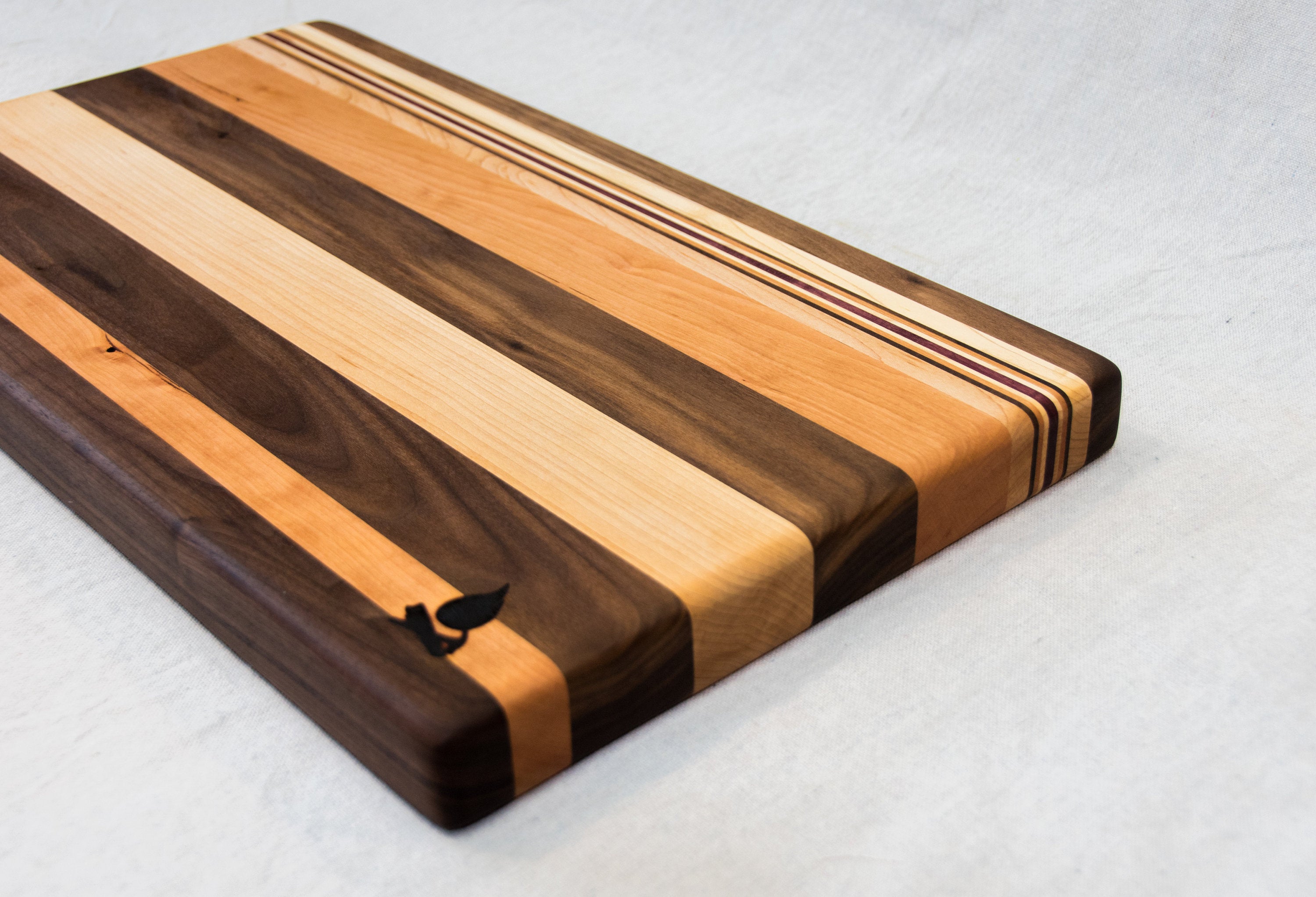 Large Cutting Board Walnut / Bloodwood / Maple / Purpleheart – JW